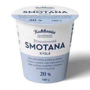 Smotana kyslá 20% 180ml Kukkonia VÝPREDAJ 6