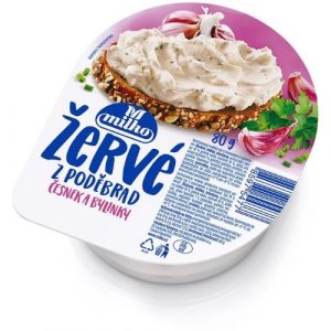 Žervé cesnak a bylinky 80g Milko 14