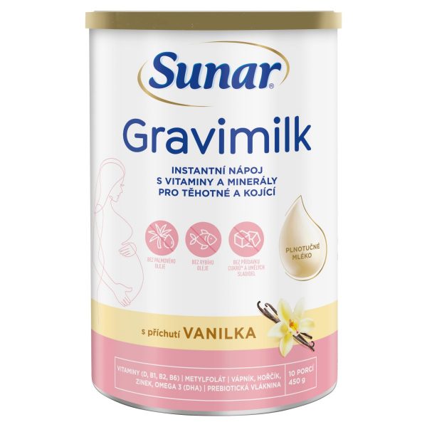 Sunar Gravimilk s príchuťou vanilka 450g 1