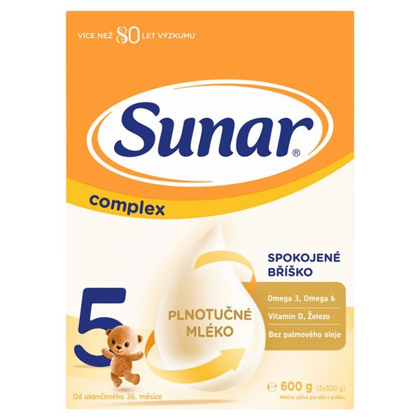 Sunar Complex 5 Mlieko batoľacie 600g (2x300g) 1