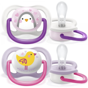 Avent Cumlík Ultra air zvieratko 0-6m girl 2ks 22