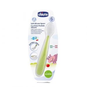 Chicco Lyžička silikón Soft zelená 6+ 14