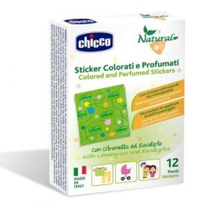 Chicco Nálepky parfumované proti hmyzu 12ks 21