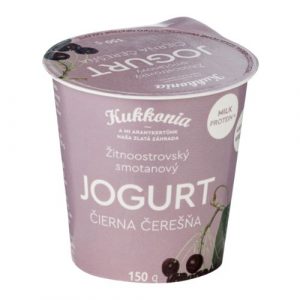 Jogurt čierna čerešňa 150g Kukkonia VÝPREDAJ 10