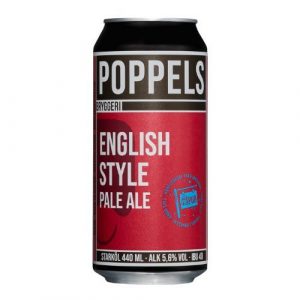 Pivo Poppels English Style svetlé 440ml *ZO 14