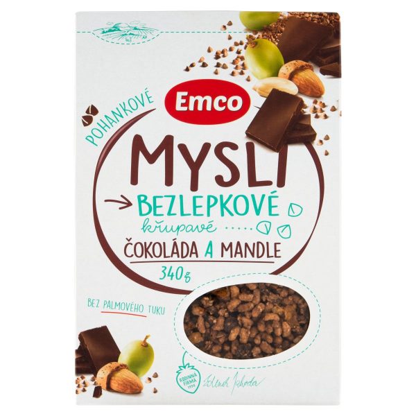 Müsli Pohánkové čokoláda a mandle 340g Emco 1