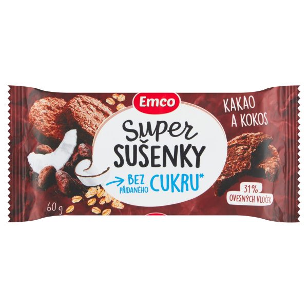 Emco Super sušienky Kakao a kokos 60g 1