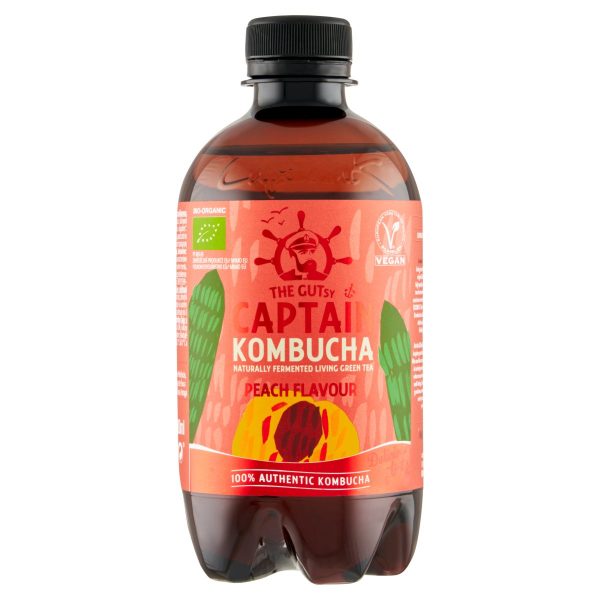 Kapitán Kombucha Broskyňa 400ml*ZO 1