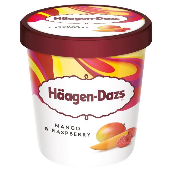 Mr.Häagen-Dazs zmrzlina Mango, malina 460ml 1