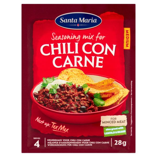 Zmes korenia Chilli Con Carne 28g Santa Maria 1