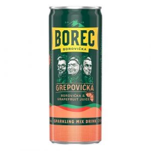 Borec Borovička Grepovička 6% 0,25l *ZO 2