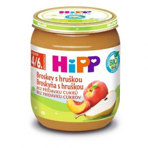 HiPP BIO Broskyňa s hruškou 125g 22