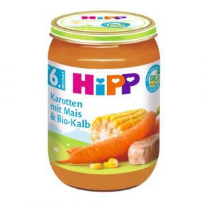 HiPP BIO Mrkva s kukuricou a tel’acie mäso 190g 19