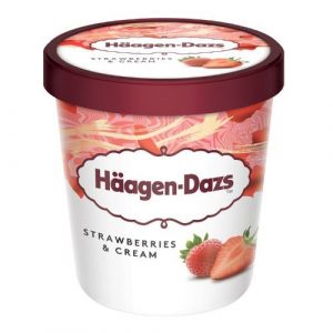 Mr.Häagen-Dazs zmrzlina Jahoda, smotana 460ml 15