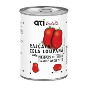 Paradajky celé lúpané 400g Ati Vegetable 11