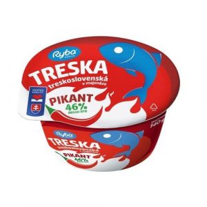 Treska v majonéze Treskoslov. Pikant 140g VÝPREDAJ 2