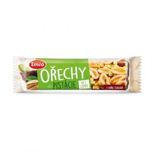 Tyčinka Orechy & pistácie 35g Emco 1