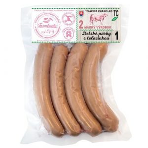 Párky Detské s teľacinkou cca 200g FarmFoods 16