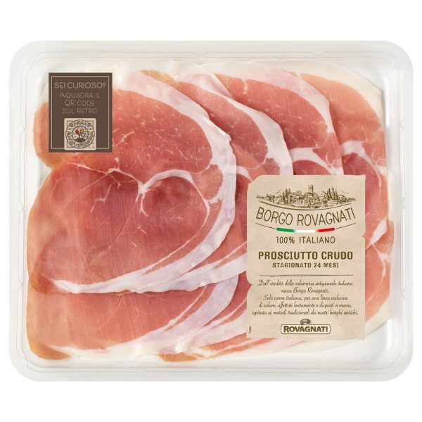 Šunka Prosciutto Crudo plátky 100g Rovagnati 1