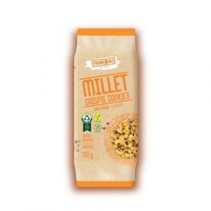 Frank&Oli Millet suš. chia&arašidy 120g VÝPREDAJ 1