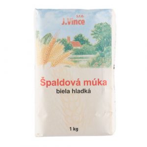 Múka Špaldová biela hladká 1000g J. Vince 2