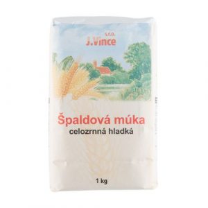 Múka Špaldová celozrnná hladká 1000g J. Vince 6