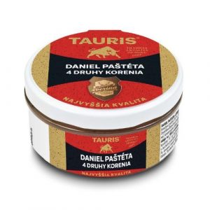 Paštéta z Daniela 4 druhy korenia 130g Tauris 1