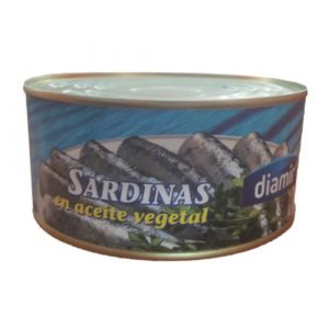 Sardinky v slanečnicovom oleji 900g Diamir 5