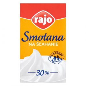 Smotana na šľahanie Rajo 30% 1L 19