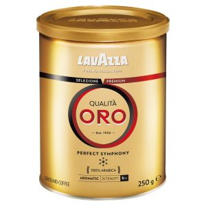 Lavazza Qualita ORO zrnková káva 250g plech 6