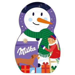 Milka Adventný kalendár Snehuliak 213g 10