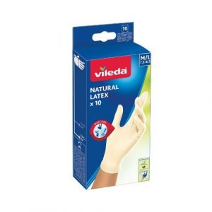 Vileda Natural Latex rukavice M/L 10ks 1