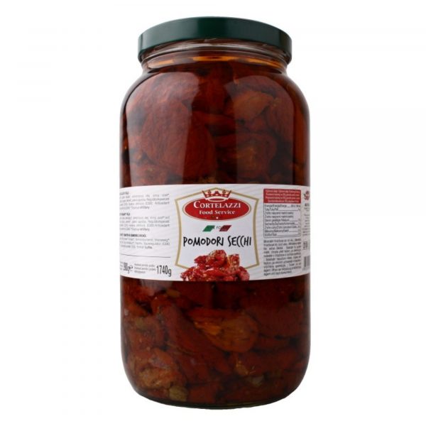 Paradajky sušené v oleji 2900g (3100ml) Cortelazzi 1