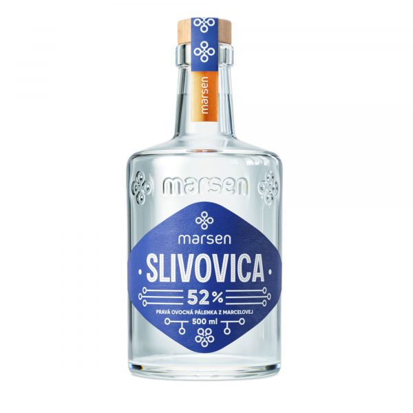 Marsen Slivovica traditional 52% 0,5L 1