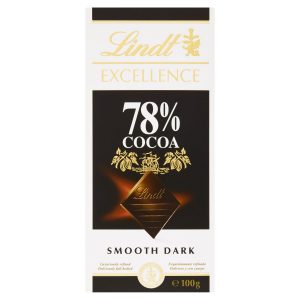 Lindt Excellence 78% extra horká čokoláda 100g 24