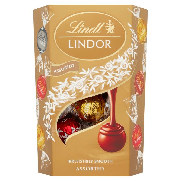 Lindt Lindor Zmes mliečnej, bielej a extra horkej čokolády 200 g 1