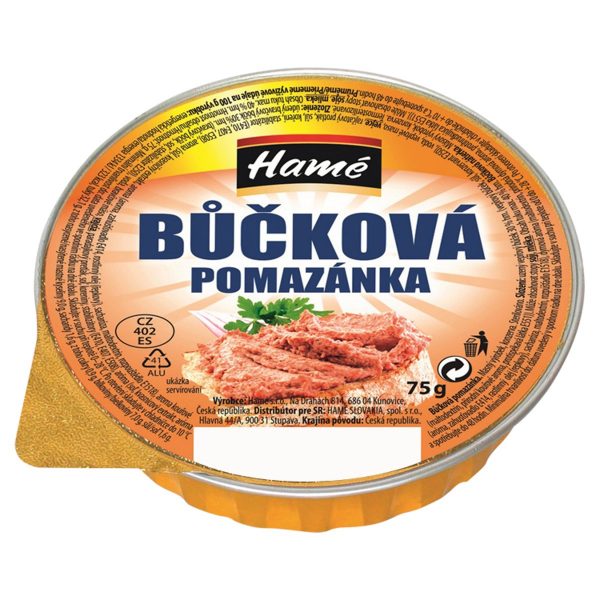 Paštéta Bôčiková HAME 75g 1