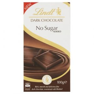 Lindt Dark Tablet bez cukru 100g 23