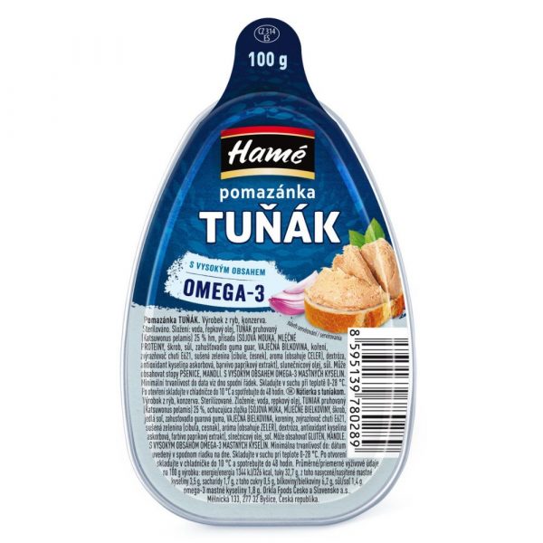 Nátierka Tuniak 100g Hamé 1