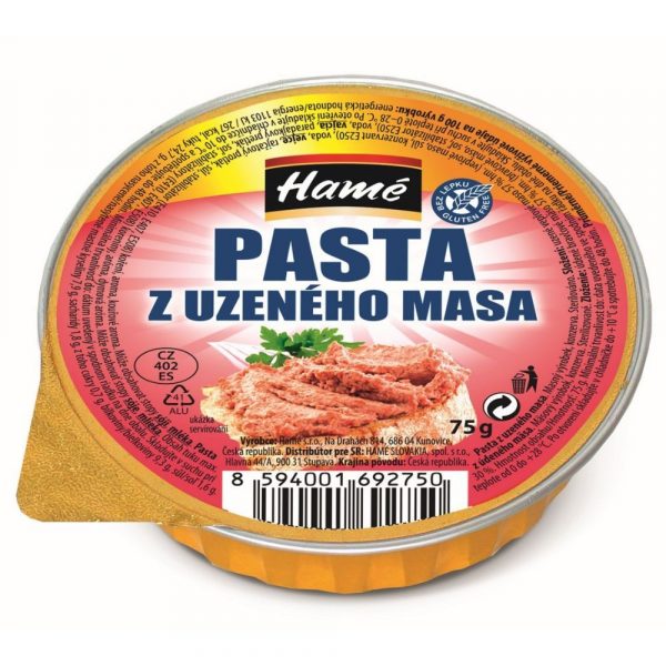 Pasta z údeného mäsa 75g Hamé 1