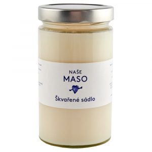 Škvarená masť 550g Naše maso 8