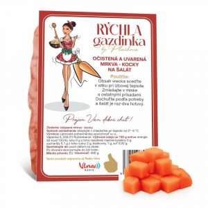 Mrkva blanšírované kocky 1x1cm 450g Rýchla gazdinka by Plačková 4