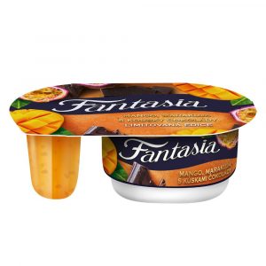 Jogurt Fantasia Mango,marakuja s kúskami čokolády 116g Danone 18