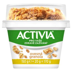 Activia jogurt biely s ovsenou granolou 170g Danone 12