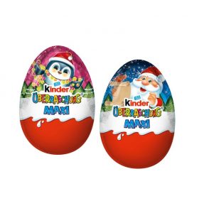 Kinder Surprise Maxi Vianočné ružové 100g VÝPREDAJ 5