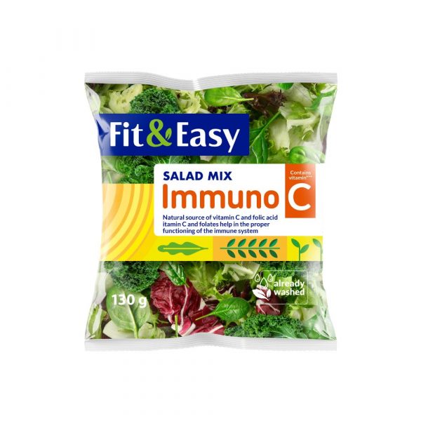 Šalát mix Fit&Easy Immuno C 130g 1