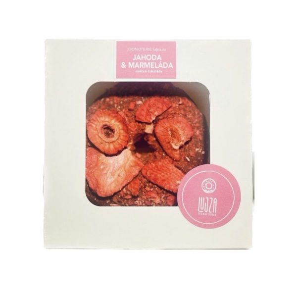 Donut Jahoda & ovocná zmes 170g Lujza Donuterie 2