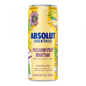 Absolut Cocktail Passionfruit Martini 5% 250ml *ZO 17