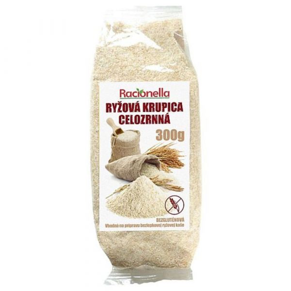 Ryžová krupica celozrnná 300g Racionella 1