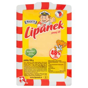 Syr Lipánek 48% plátky 100g Madeta 5